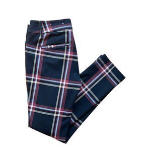 LOFT Outlet Women's Petite Plaid Skinny Ankle Pants Multicolor